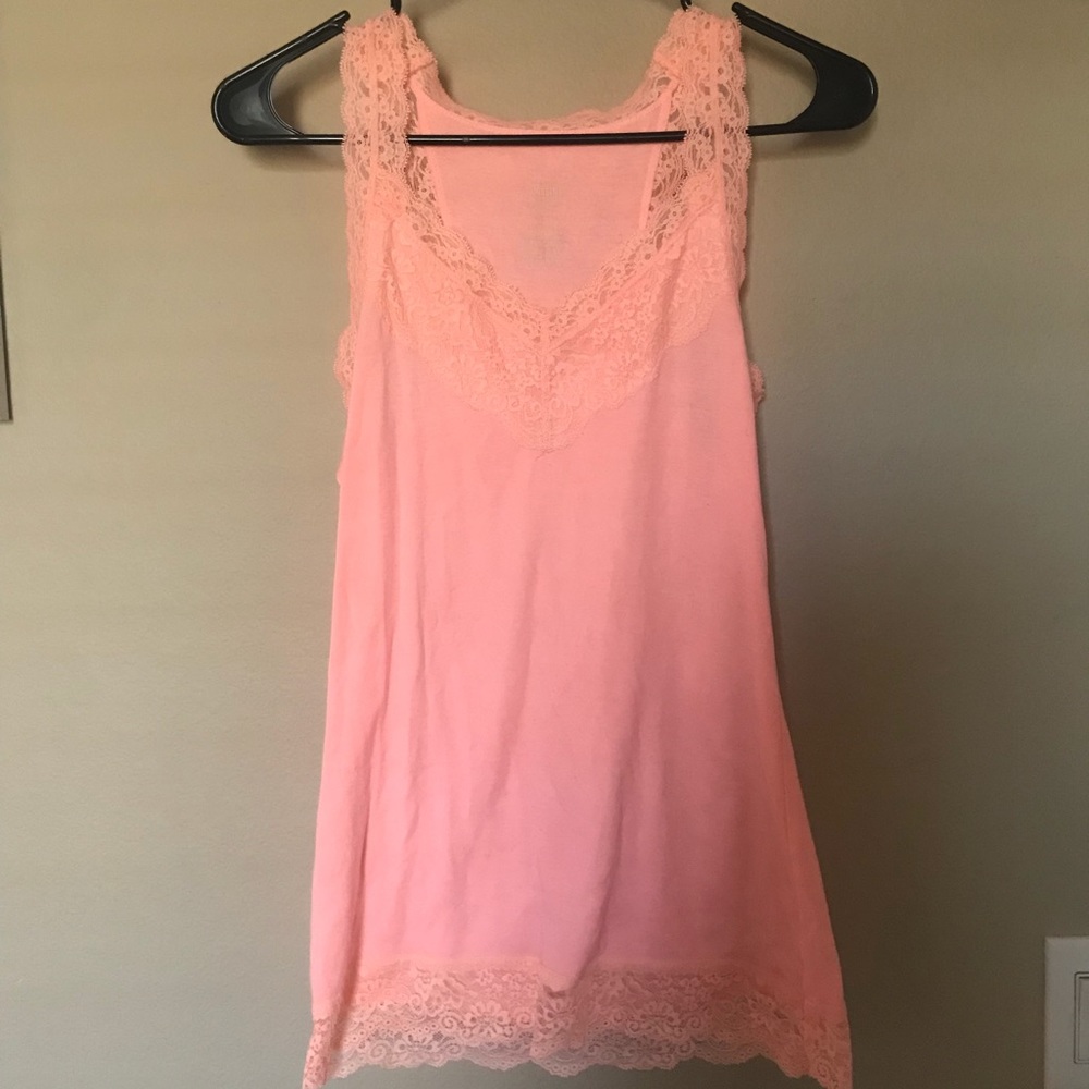 Girly lace tank